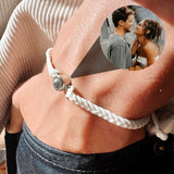 Hand Woven Photo Projection Bracelet for Men and Women