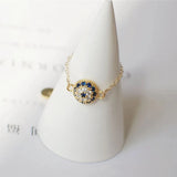 Silver Inlaid Diamond Soft Chain Adjustable Ring