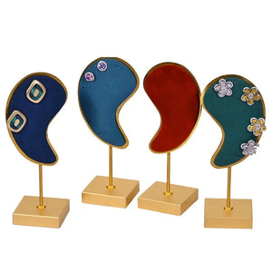 Earrings Shelf Metal Alloy Jewelry Display Props
