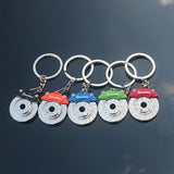 Car Brake Disc Key Ring Pendant