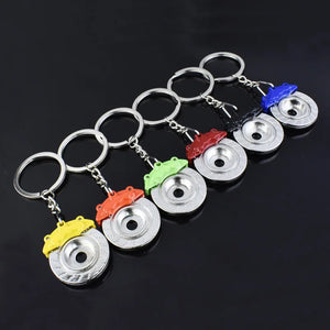 Car Brake Disc Key Ring Pendant