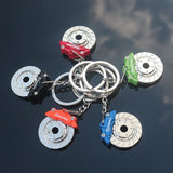 Car Brake Disc Key Ring Pendant