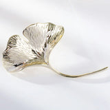 Ginkgo Leaf Brooch Pin Cardigan Jacket Corsage Accessory Female