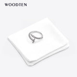 Portable Linen Jewelry Storage Bag - Half-Fold Design
