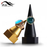 Metal Ring Display Stand Conical Jewelry Storage Shelf
