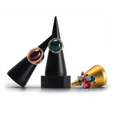 Metal Ring Display Stand Conical Jewelry Storage Shelf