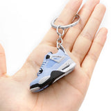 Mini 3D Sneaker Pendant Red Keychain Car Key Creative Ins Ornament Keyring