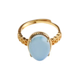 Romantic Ice Chalcedony Ring for Women - Wedding Jewelry Accessory