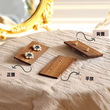 Nordic Wood Stud Earrings Display Rack