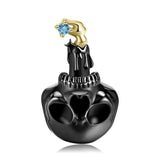 Skull Candle Beads Sterling Silver S925 Bracelet Accessories