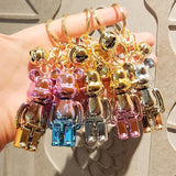 Cute Bear Couple Keychain Pendant