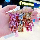 Cute Bear Couple Keychain Pendant