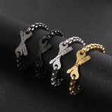 Creative Wrench Stainless Steel Bracelet Men's Punk Titanium Steel