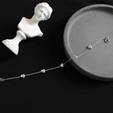 925 Silver Heart Box Chain Bracelet For Women Fine Jewelry Gift