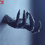 Witch's Hand Wall Hanging Statue Jewelry Display Stand Hand Model