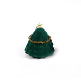 Christmas Tree Shaped Lanyard Ring Box Earring Ring Storage Organizer