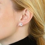 Custom Name Earrings Stainless Steel Monogram Jewelry Gift