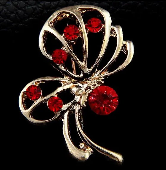 Flower Brooch Jewelry For Women/men Metal Scarf Wedding Gift