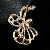 Flower Brooch Jewelry For Women/men Metal Scarf Wedding Gift