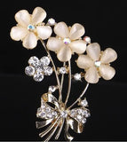 Creative Flower Brooch Jewelry for Women/Men Scarf Wedding Gift DIY Accessories