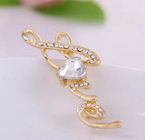 Creative Love Brooch Jewelry For Women/Men Metal Scarf Wedding Gift