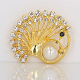 Creative Peacock Brooch Pin for Women/Men, Wedding Gift DIY Jewelry Accessories
