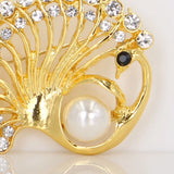 Creative Peacock Brooch Pin for Women/Men, Wedding Gift DIY Jewelry Accessories