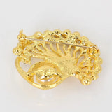 Creative Peacock Brooch Pin for Women/Men, Wedding Gift DIY Jewelry Accessories