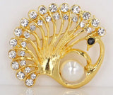 Creative Peacock Brooch Pin for Women/Men, Wedding Gift DIY Jewelry Accessories