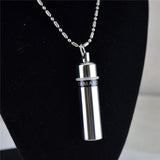 Perfume Bottle Cremation Ash Necklace
