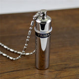 Perfume Bottle Cremation Ash Necklace