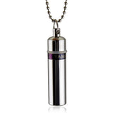 Perfume Bottle Cremation Ash Necklace