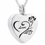 Always on My Mind Forever in My Heart Memorial Keepsake Pendant
