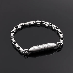 Cremation Bracelet Ashes Cylinder Urn Bangle Men Women