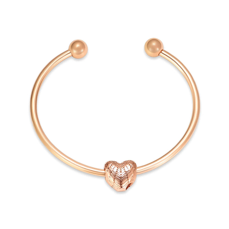 Heart Urn Bangle Cremation Bracelet for Ashes