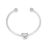 Heart Urn Bangle Cremation Bracelet for Ashes