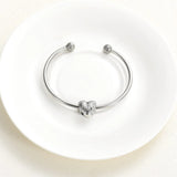 Heart Urn Bangle Cremation Bracelet for Ashes