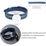 Cremation Bracelet for Ashes - Urn Bracelet Bangle with Watch Band