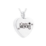 Aluminum Alloy Metal Urn Pendant for Human/Pet - Sweet Memory