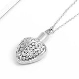 Crystal In My Heart Cremation Jewelry Keepsake Pendant