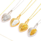 Crystal In My Heart Cremation Jewelry Keepsake Pendant