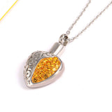 Crystal In My Heart Cremation Jewelry Keepsake Pendant