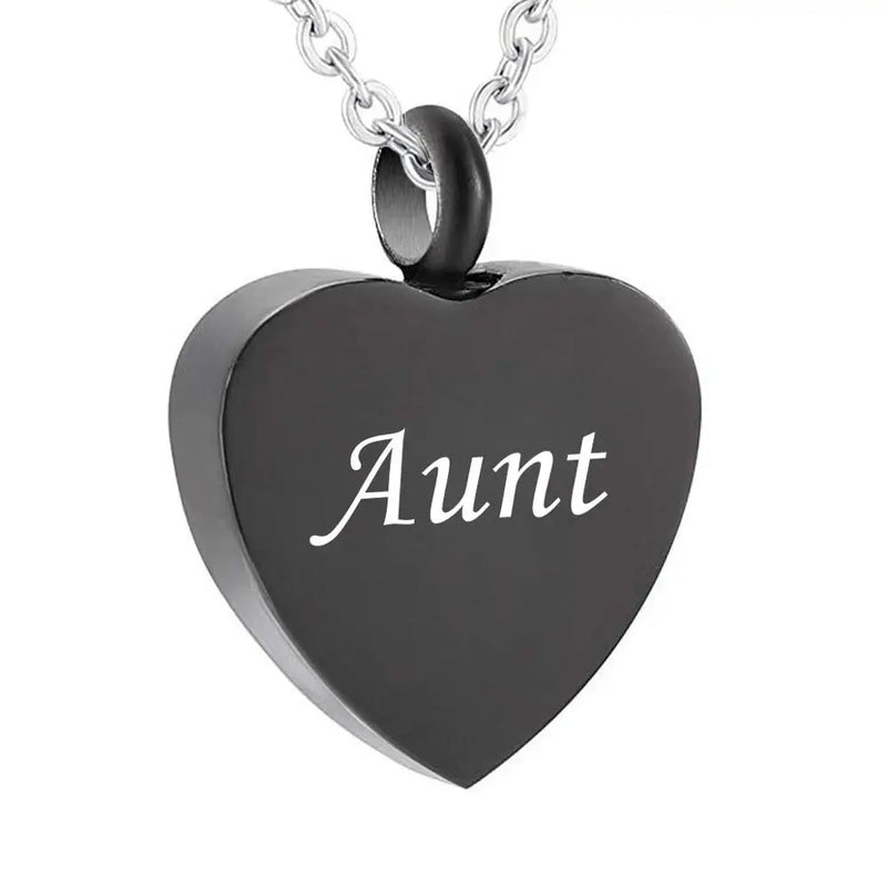 Heart Urn Necklace Keepsake Memorial Pendant