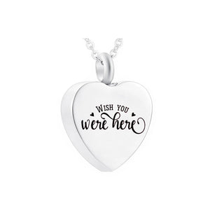 Heart Pendant Cremation Jewelry to Memorialize Family/Pet