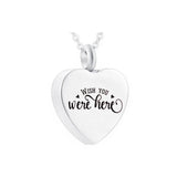 Heart Pendant Cremation Jewelry to Memorialize Family/Pet
