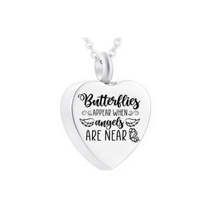 Heart Aluminum Urn Cremation Jewelry for Pet Ashes Memorial
