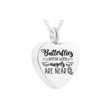 Heart Aluminum Urn Cremation Jewelry for Pet Ashes Memorial