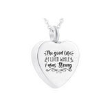 Cremation Jewelry Heart Urn Pendant Ashes Memorial Family/Pet