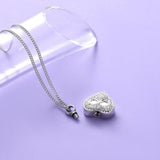 Infinity Heart Cremation Jewelry Urn Necklace for Ashes
