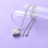 Infinity Heart Cremation Jewelry Urn Necklace for Ashes